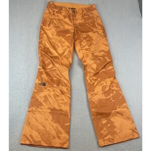 The North Face Sally Insulated Womens Sz S REG Pants Orange Camo